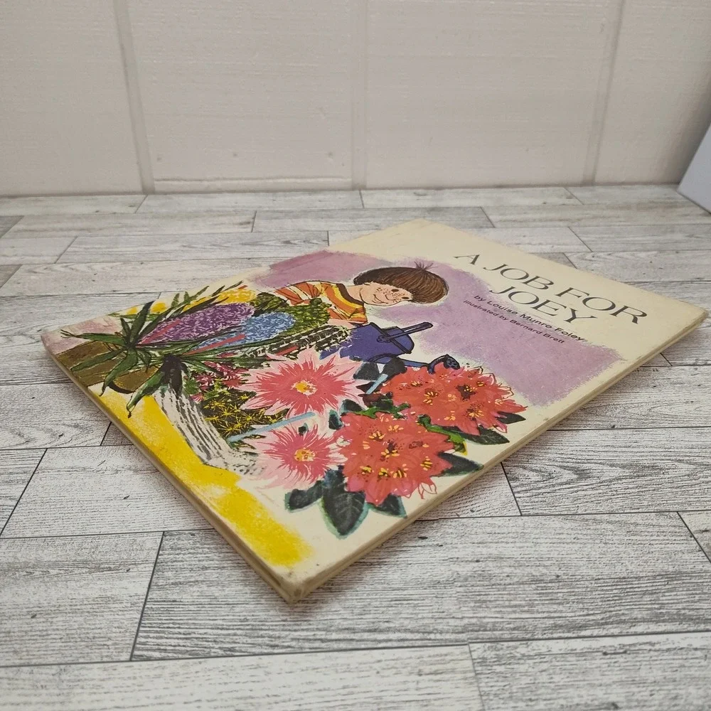 A Job For Joey by Louise Munro Foley Kids Hardcover 1970 Vtg Book Ex-Lib‎